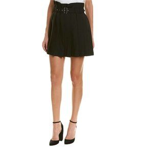 $395 Diesel Women’s Black Gold Onally Skirt Black With Belt Size EU-46 / US-L